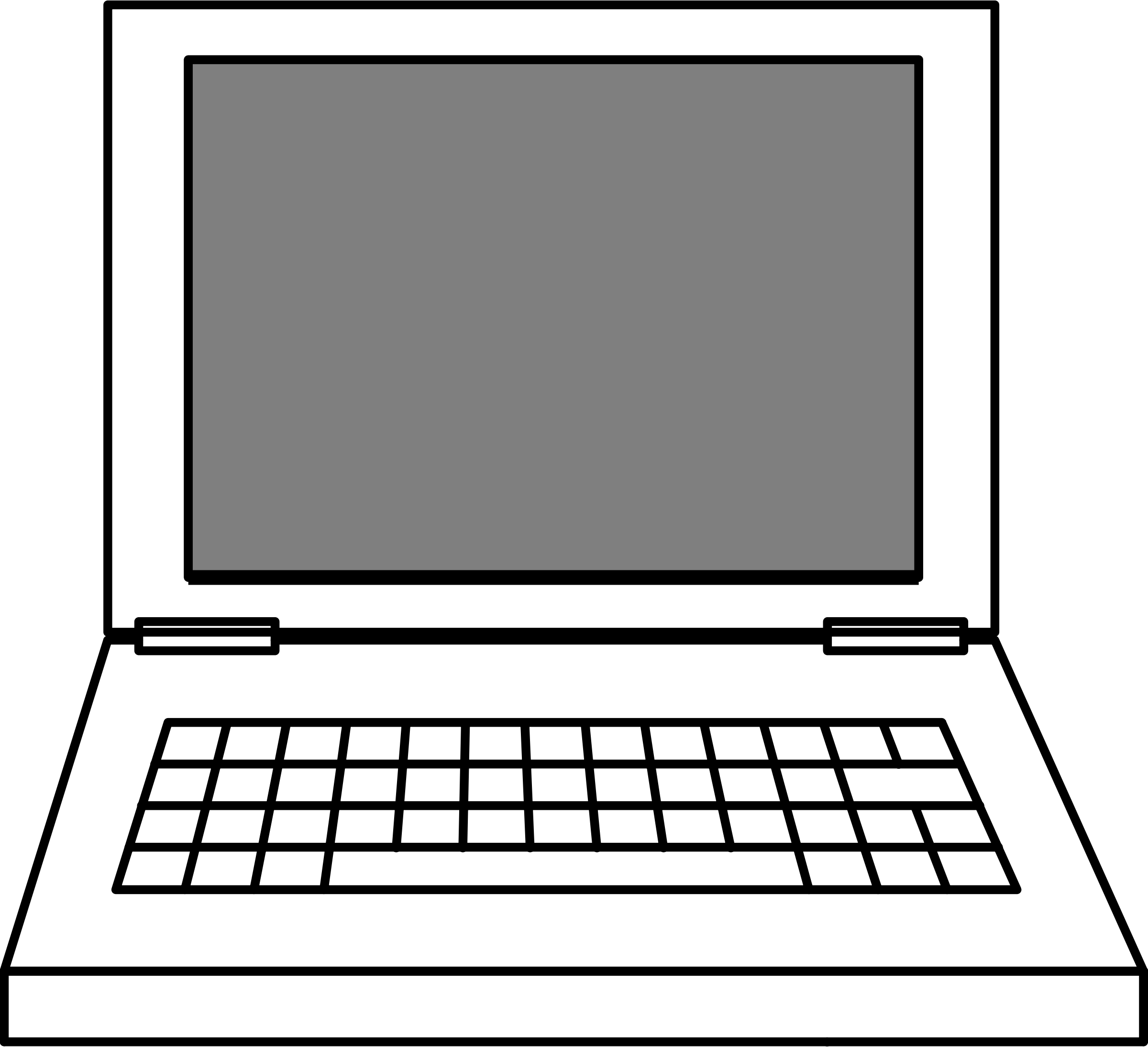 Computer tabletputer clipart free images