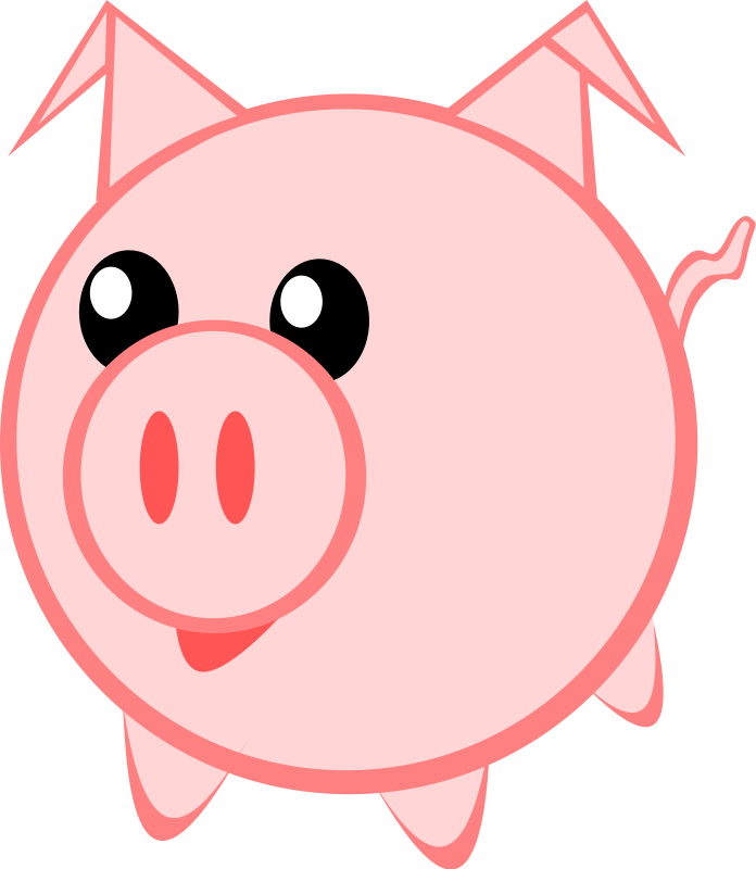 Cute pig face clip art free clipart images 2