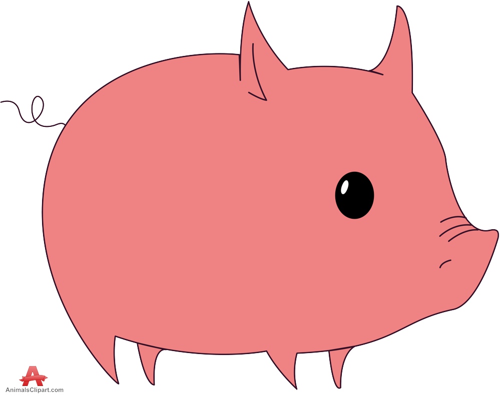 Fat pig clipart design free download