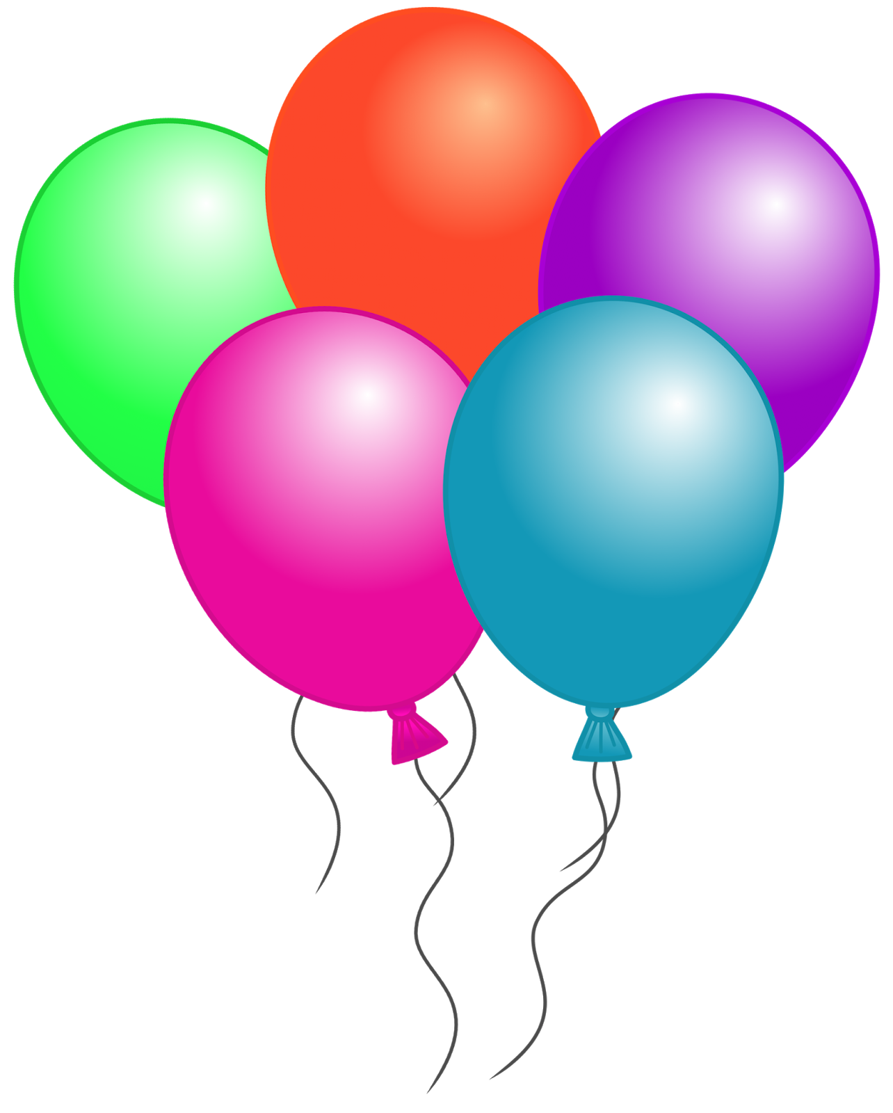 Free birthday balloon clip art clipart images