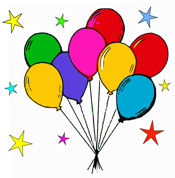 Free birthday balloon clip art free clipart images 6