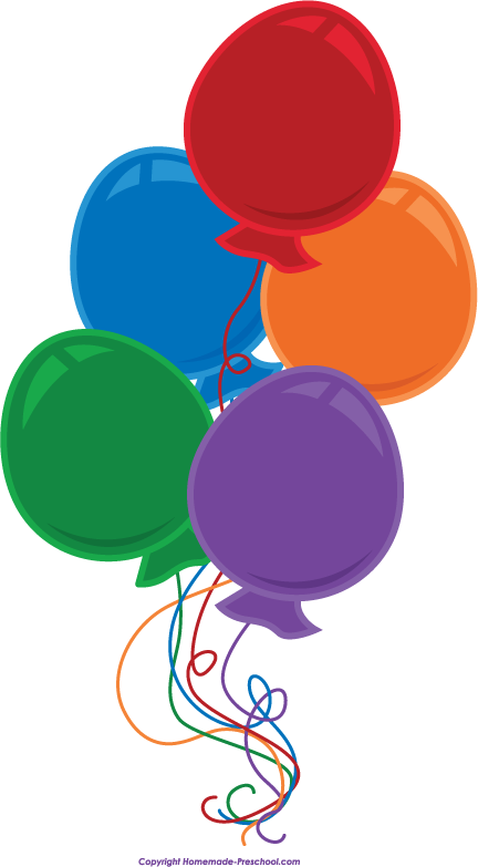 Free birthday balloons clipart 8
