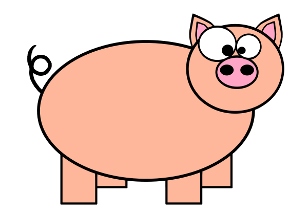 Free pig clip art clipart 2