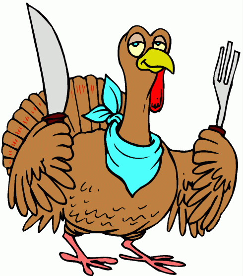 Free turkey clipart and animations