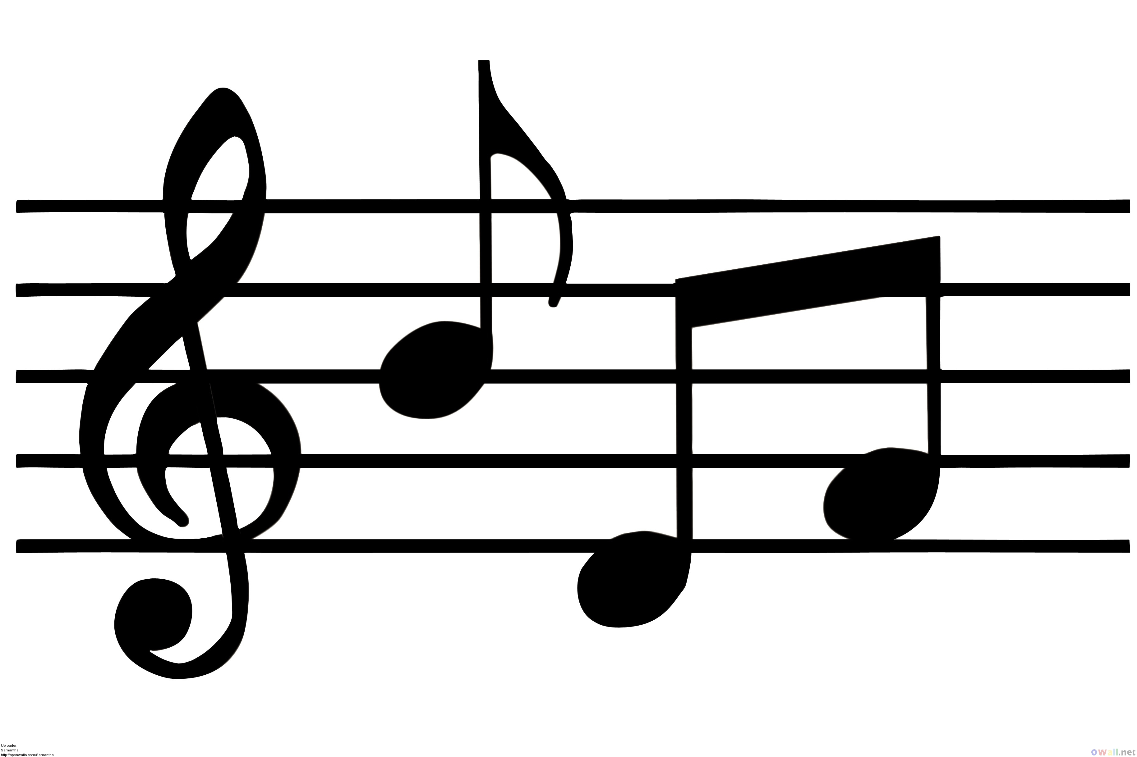 Music note border clipart free images