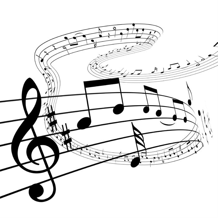Music staff clip art free clipart images