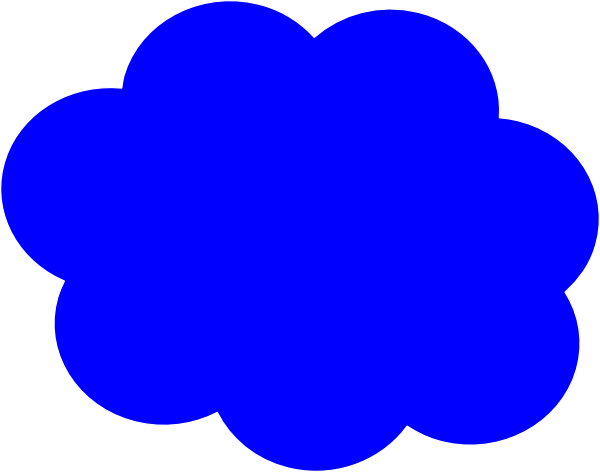 Outline of cloud clipart image 7
