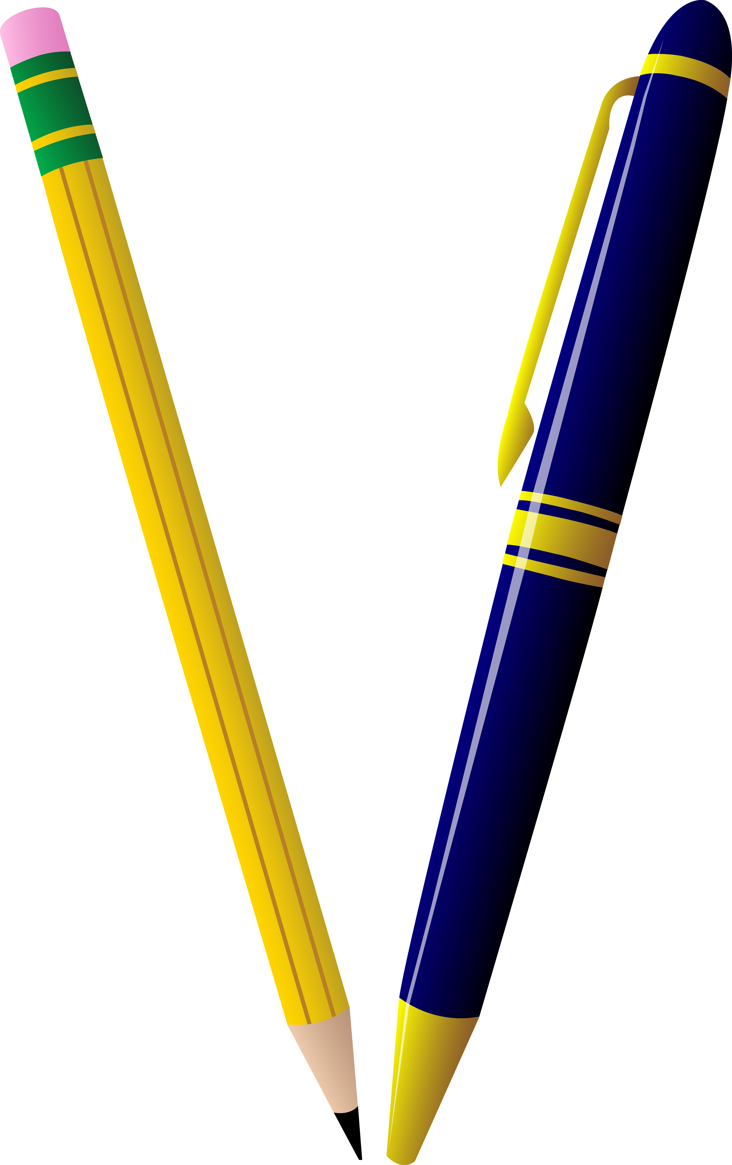 Pen and pencil clipart 3