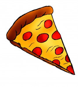 Pepperoni pizza clip art free clipart images