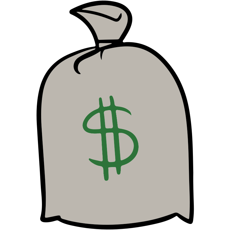 Pictures of money bags free download clip art