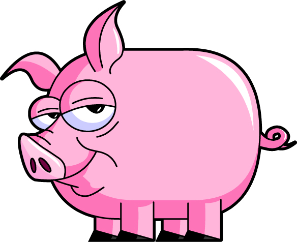 Pig clip art dxf free clipart images