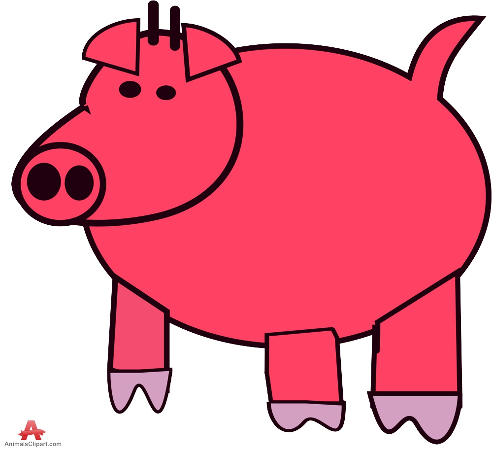 Pig clip art free vector 2 2