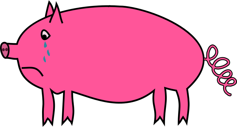 Pig free to use clip art
