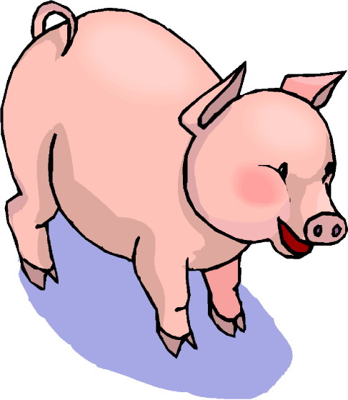 Pigs clip art 3