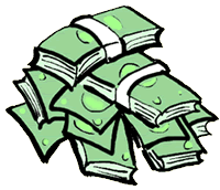 Pile of money clipart free images