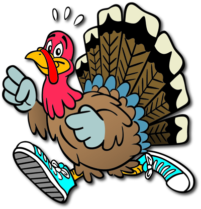 Running turkey clipart free images