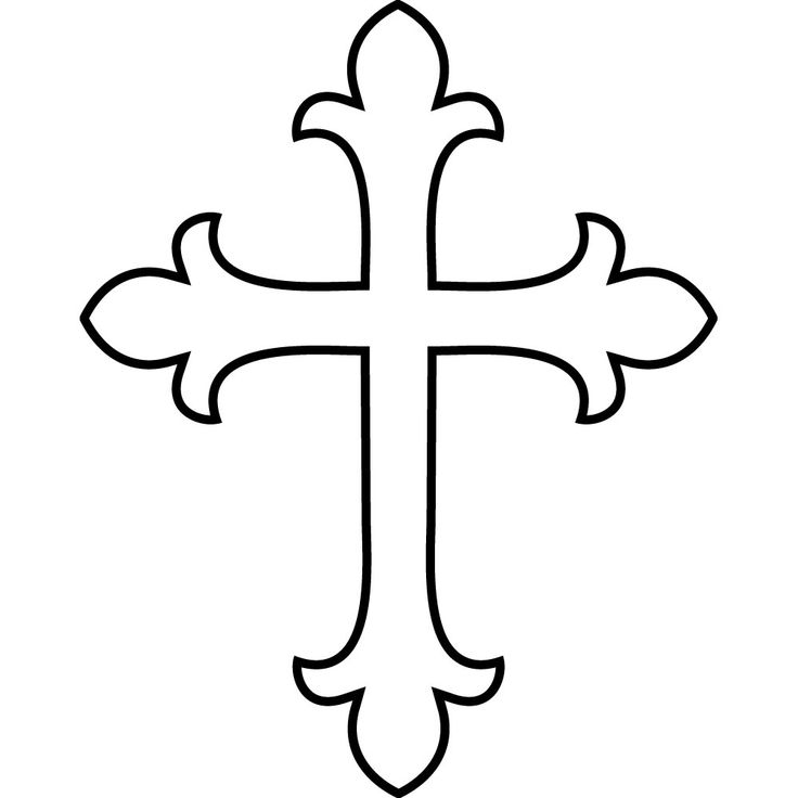 fancy cross designs clip art