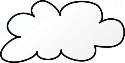 White cloud clipart free images 2
