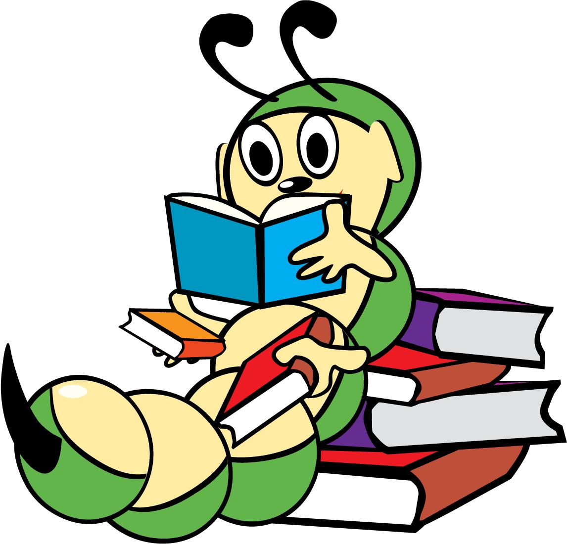 Clipart of students reading teacher to