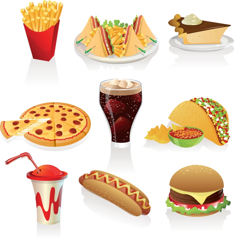 free food vector clipart