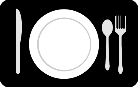 Free food free clipart black and white plates of food collection