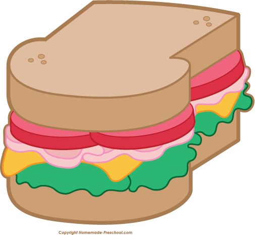 Free food sandwich clipart