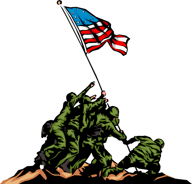 Free veterans day clip art in vector format 3 2