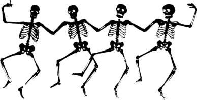 Halloween skeleton clipart free images