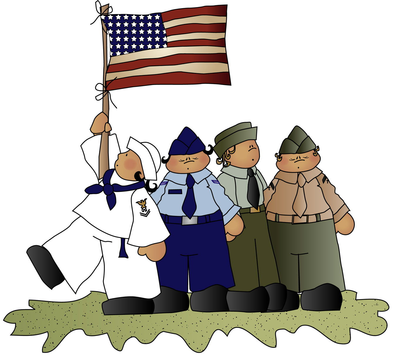 Veterans day clip art images 2 image