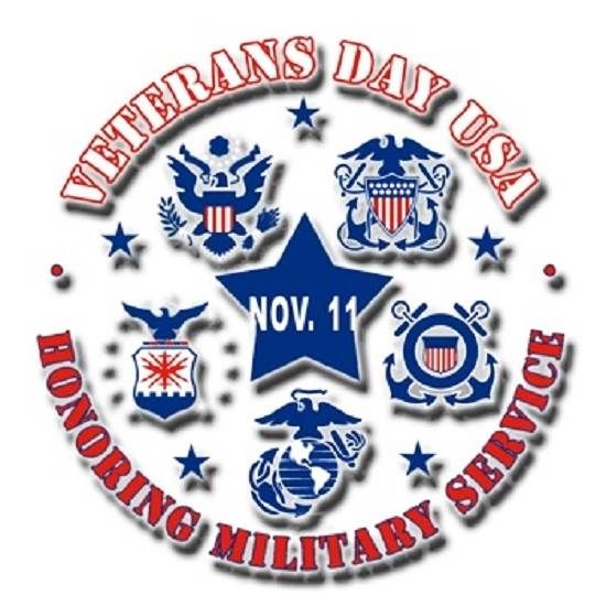 Veterans day flag clip art 2