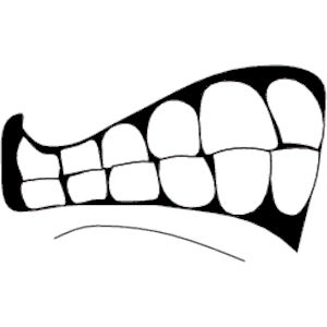 Clip art smile mouth tongue