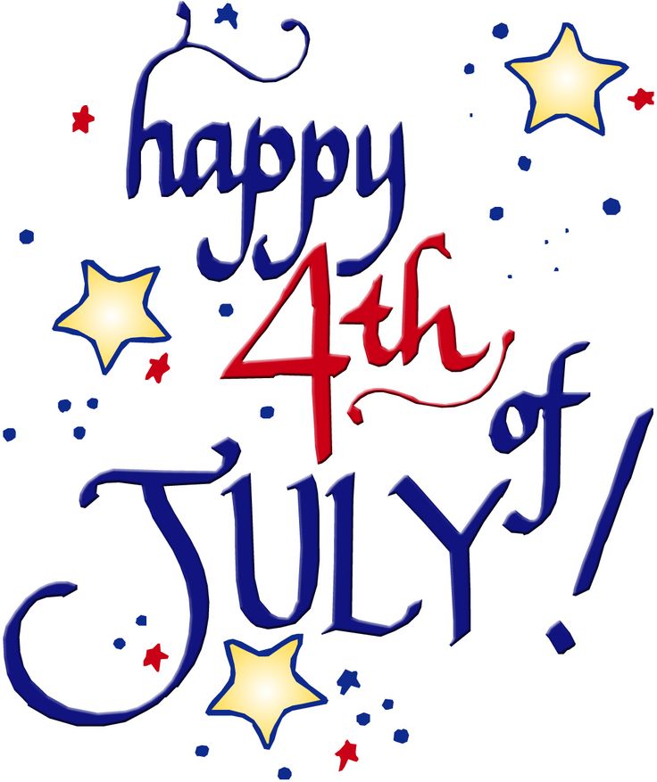 Fourth of july images on clipart