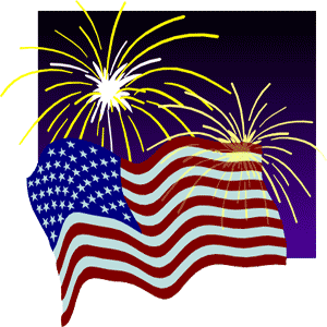 Fourth of july independence day clip art