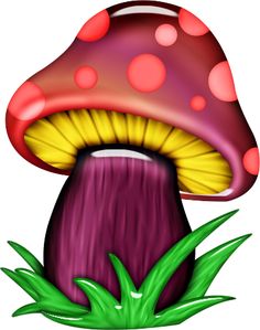 Free download cartoon mushroom clipart for your creation sewing