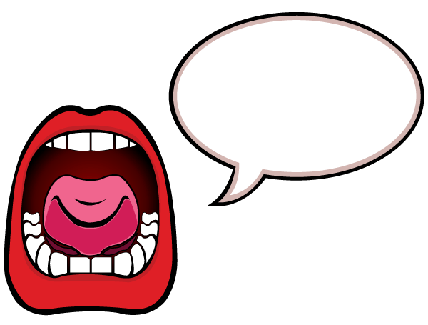 Image gallery of open mouth clipart