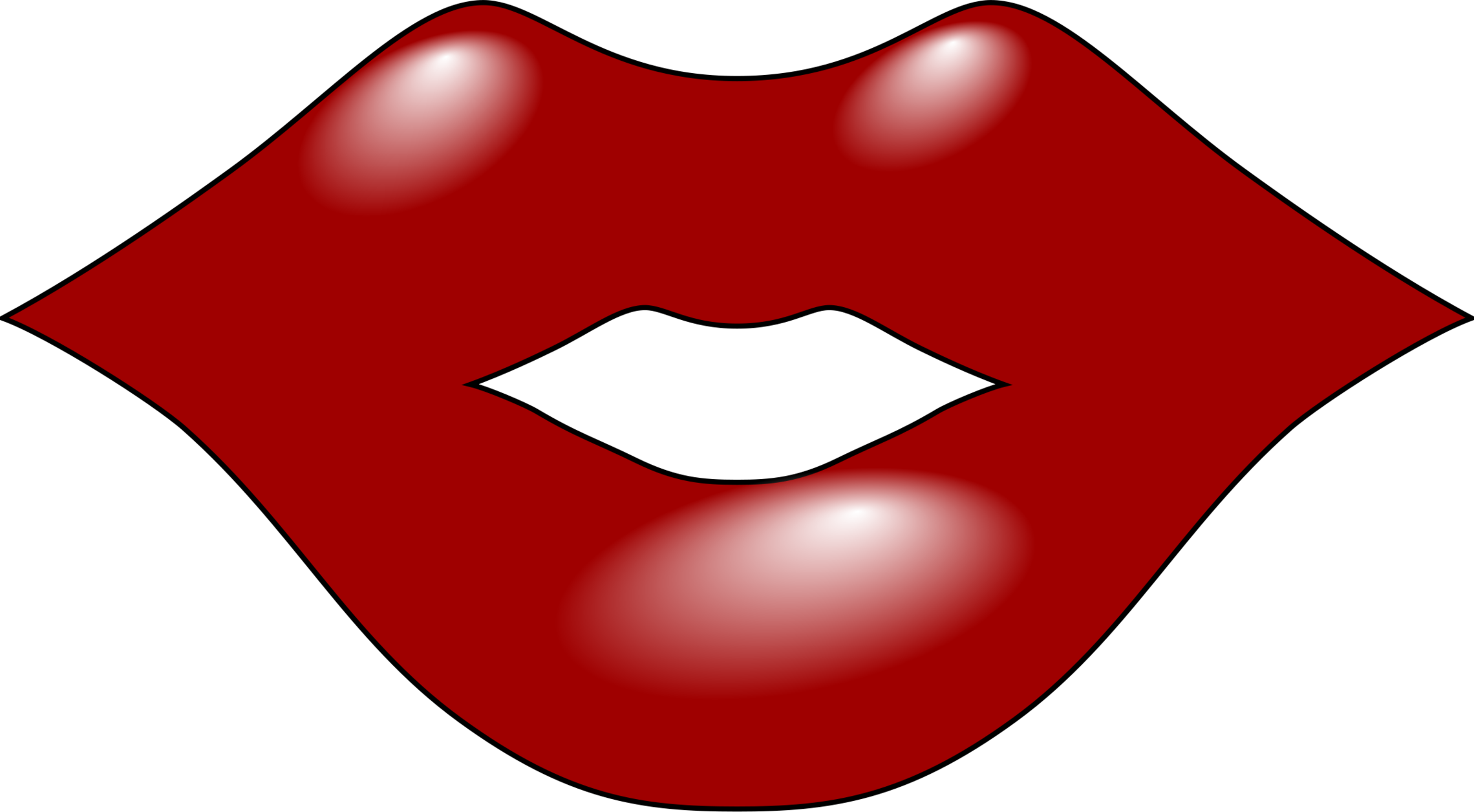 Mouth closed lips clip art