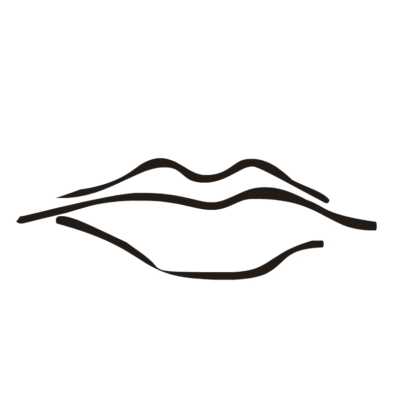 Mouth quiet lips clipart free images