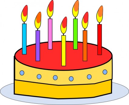 first birthday cake clipart