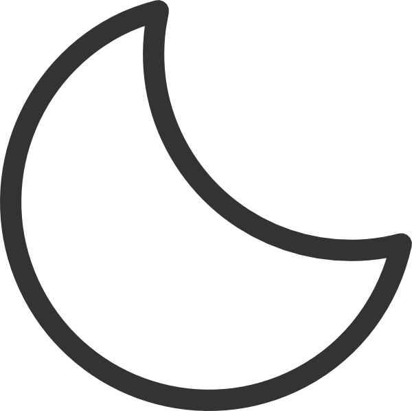 Black stars and moon clipart free images