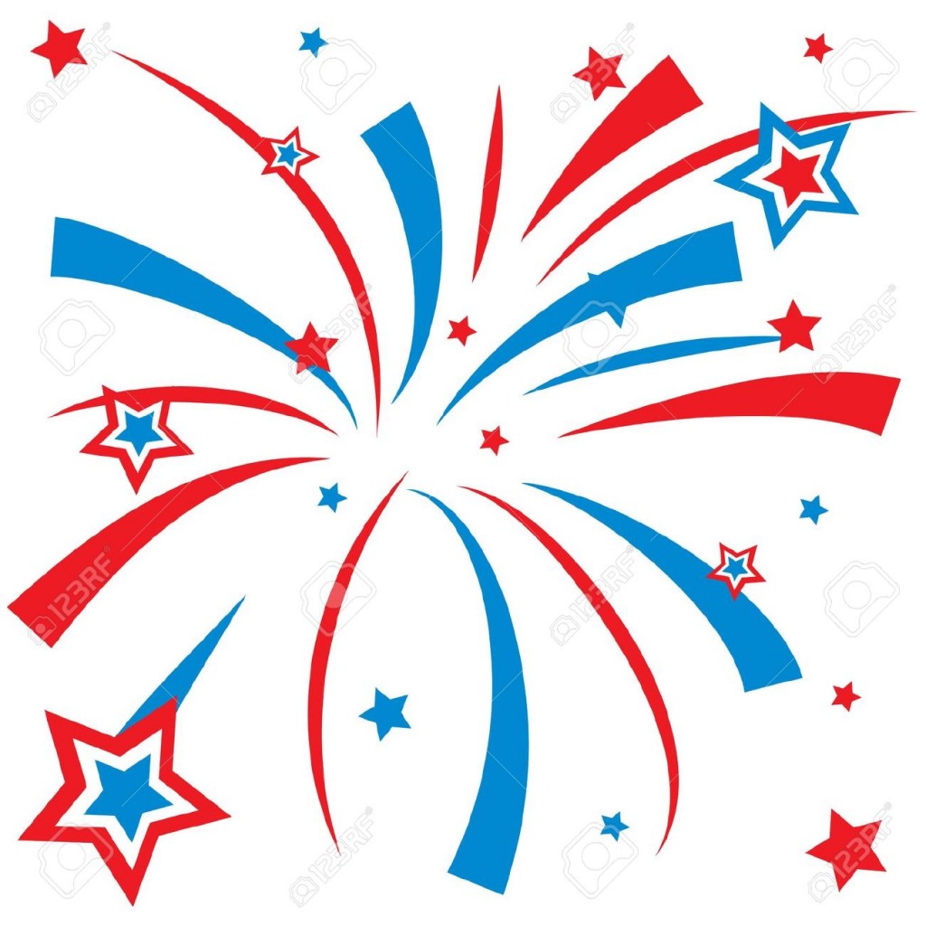 Celebration clipart firework explosion pencil and in color