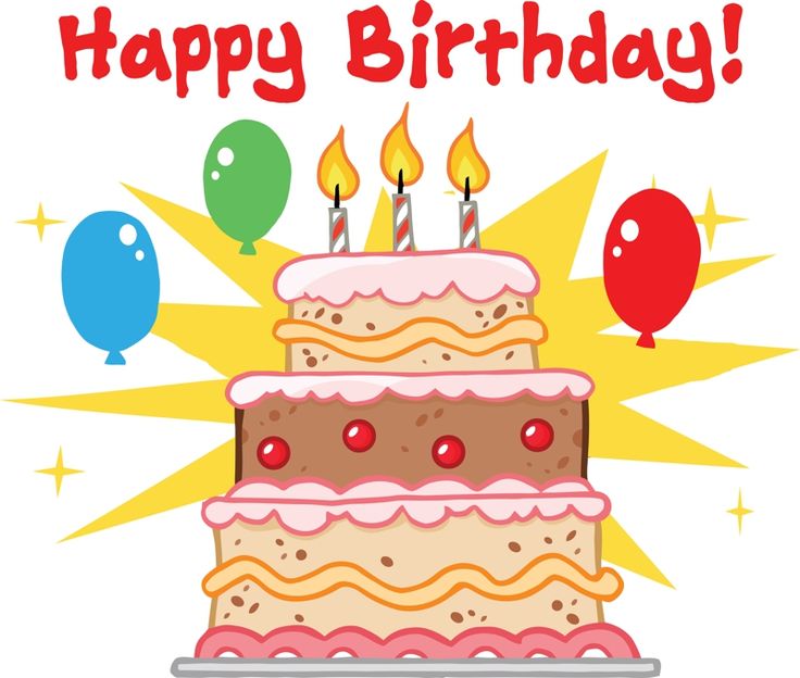 Clipart pictures of birthday cakes 2