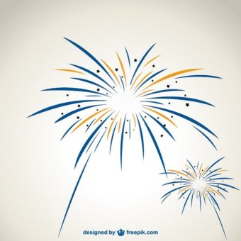 Firework clip art vectors download free vector