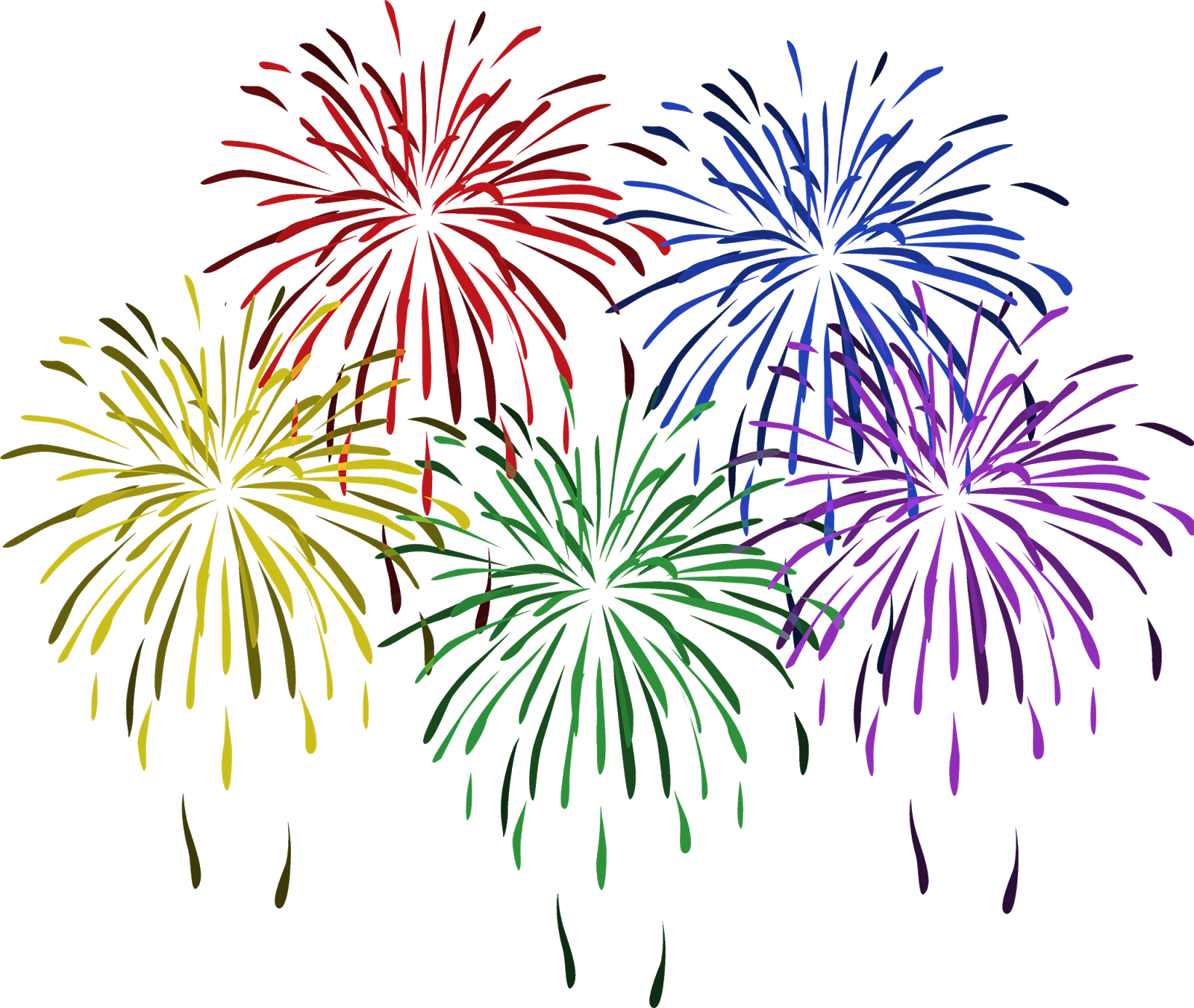 Free clip art of new year fireworks clipart 8 happy
