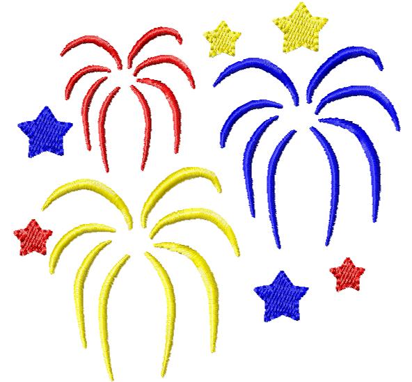 Free fireworks clipart image 0