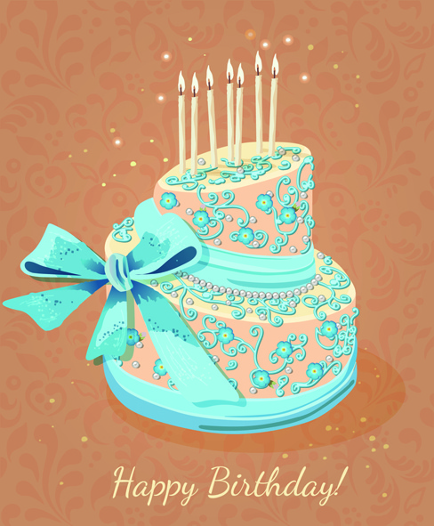 Happy birthday cake clip art free balloons vector download