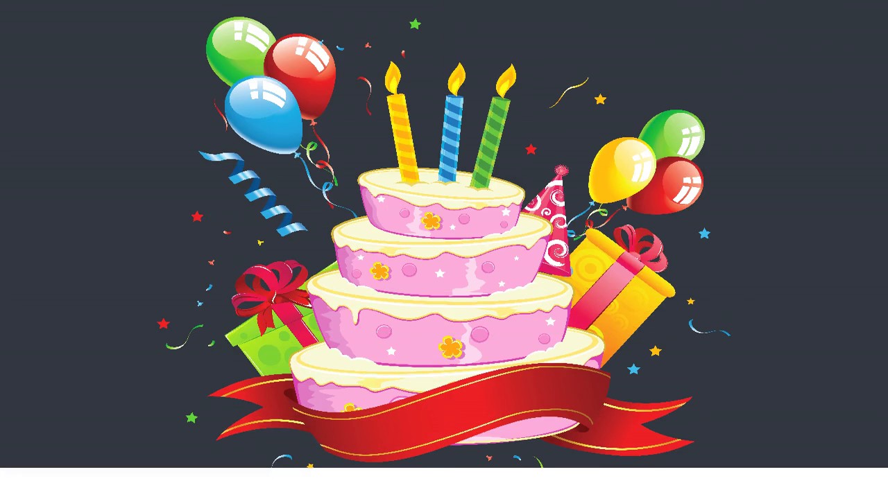 Happy birthday cake clipart youtube