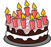 Happy birthday cake with name edit for facebook clip art – Clipartix