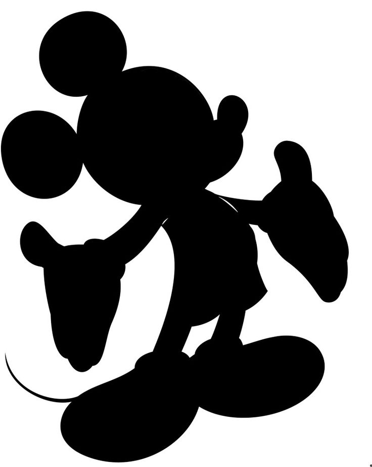 Mickey mouse silhouette ideas on minnie cliparts