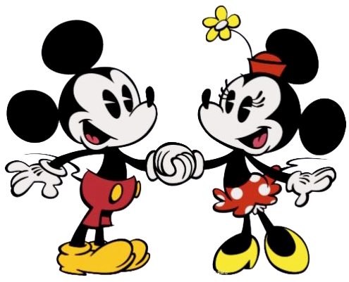 Minnie and mickey mouse clipart clipground