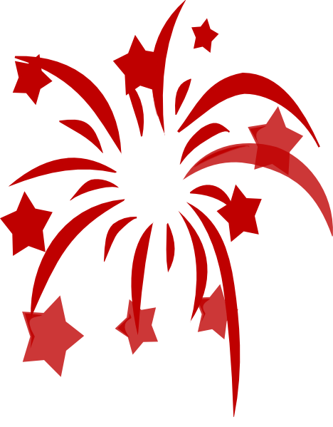 New years fireworks clipart free images